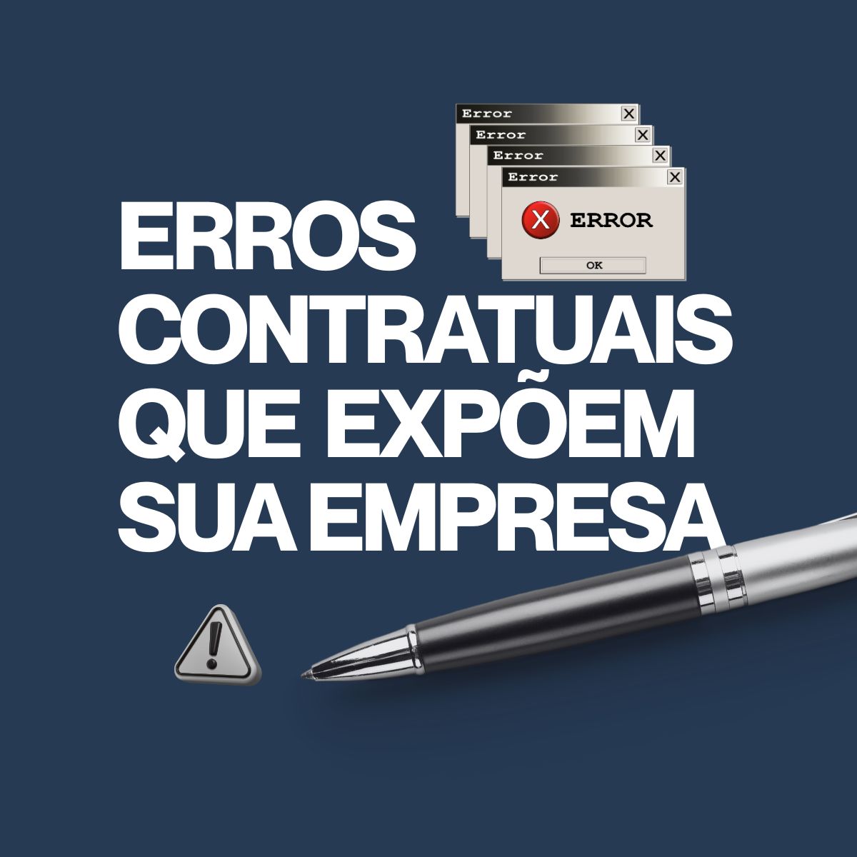 5 erros contratuais comuns que podem expor sua empresa a riscos e disputas